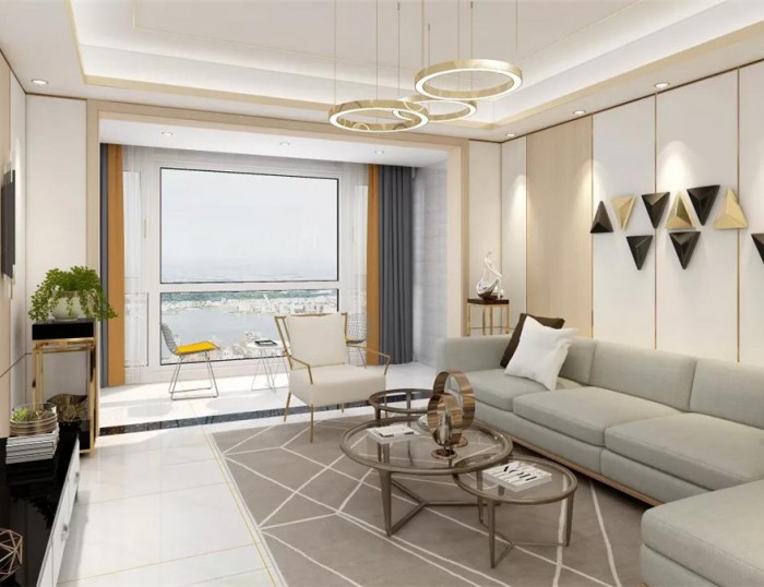 城建蘭庭95㎡ 北歐風格裝修效果圖